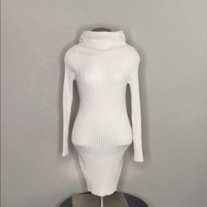 Off white  turtleneck dress